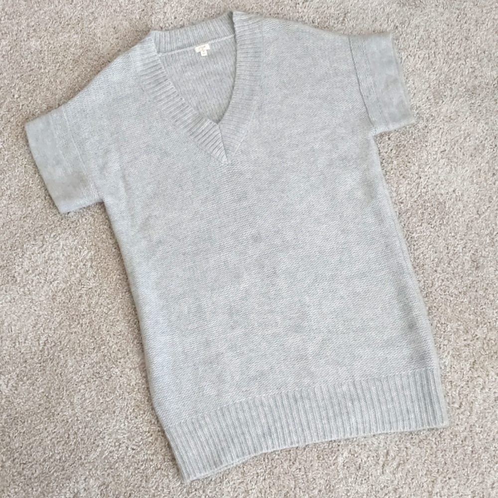 GORGEOUS J. Crew Cozy Wool/Alpaca Blend Grey Oversized Sweater Dress, Si…